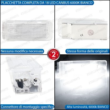Placchetta Vano Bagagli LED per CITROEN DS4 Placchetta Vano Bagagli LED per CITROEN DS4