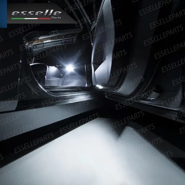 Coppia Placchette Antipozzanghera 18 LED 6000K CANBUS per BMW X1 E84 Restyling
