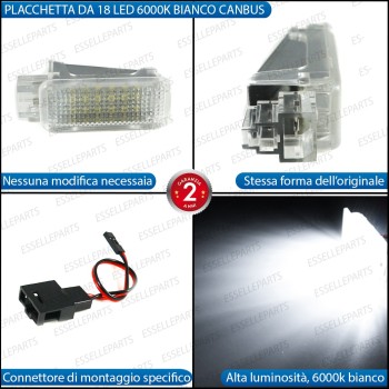 Placchetta Vano Bagagli LED 6000K CANBUS per Skoda Roomster