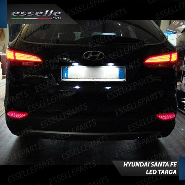 Luci Targa 5 LED Canbus 6000K per HYUNDAI SANTA FE III