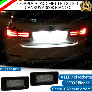 Placchette a Led 6000K per Luci targa BMW SERIE 6 F13