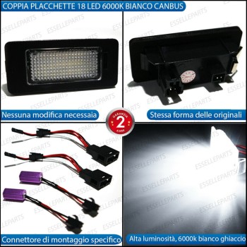 Placchette luci targa a LED MINI CLUBMAN F54