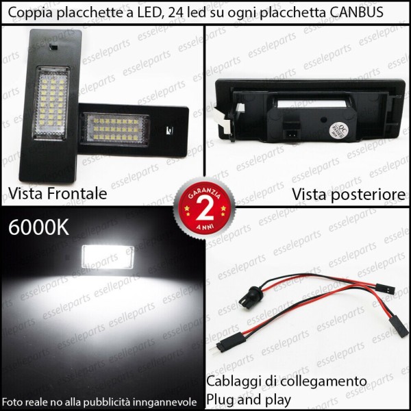 Placchette Luci Targa Led placchette a led BMW I3 I01