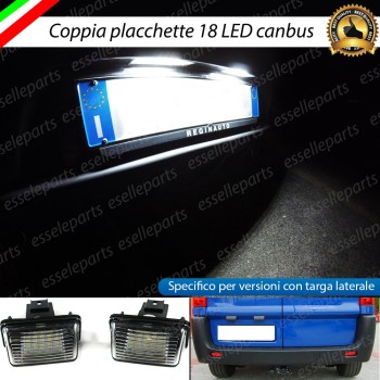 Placchette a LED Complete per modelli con targa posteriore laterale