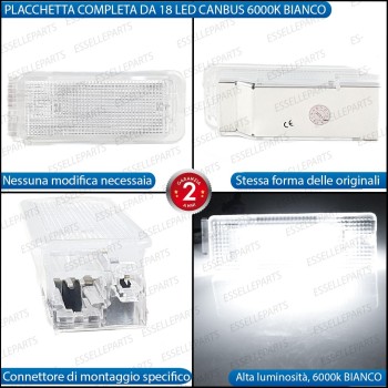 Placchetta Vano Bagagli LED 6000K CANBUS per Peugeot 2008 MK2