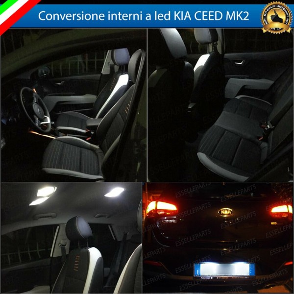 Led interni + Targa KIA CEED MK2