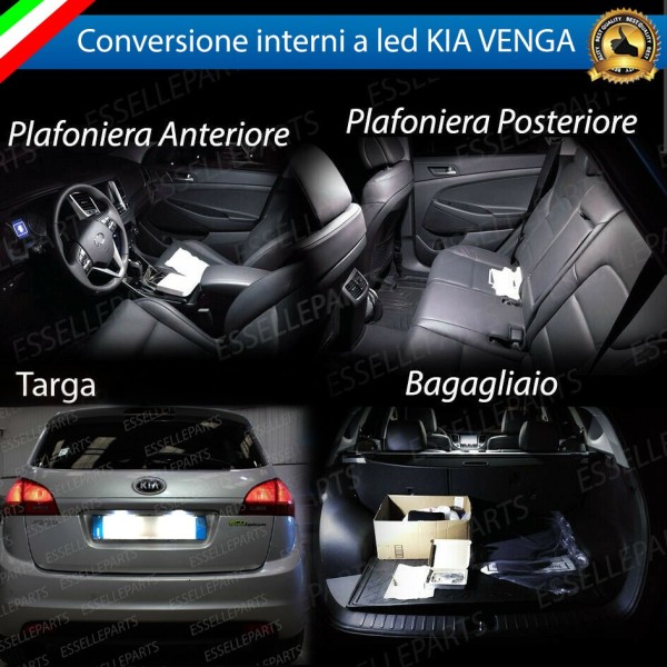 Led interni + Targa KIA VENGA