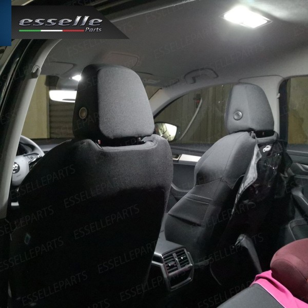 Kit LED interni Completo 6000K Luce Bianca Canbus per Skoda Fabia MK2
