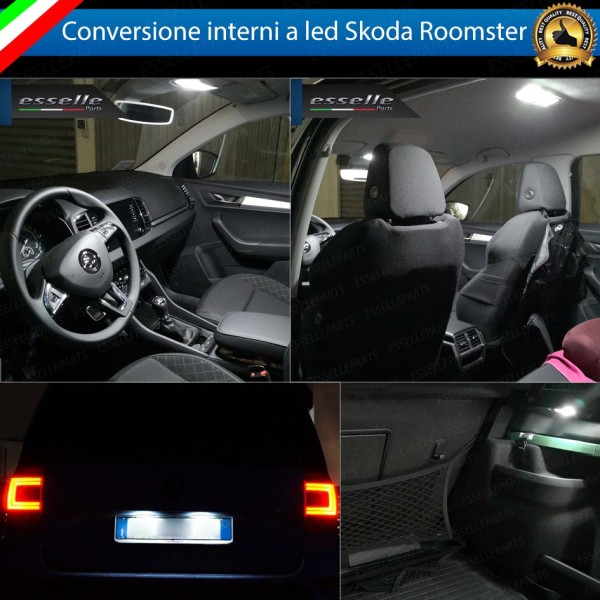 Led interni + Targa per Skoda Roomster