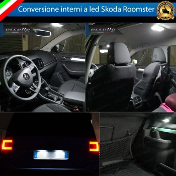 Led interni + Targa per Skoda Roomster