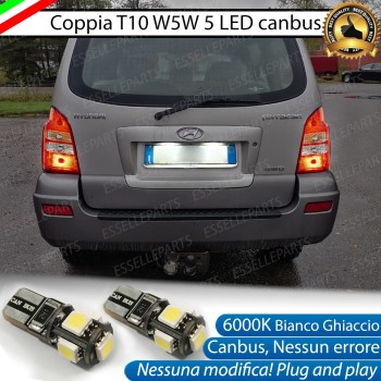 Luci Targa 5 LED Canbus 6000K per HYUNDAI TERRACAN