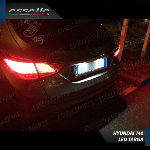 Kit LED interni + Luci targa LED 6000K bianco Canbus Hyundai I40 Dal 2014