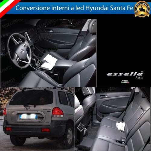 Led interni + Targa HYUNDAI SANTA FE MK1