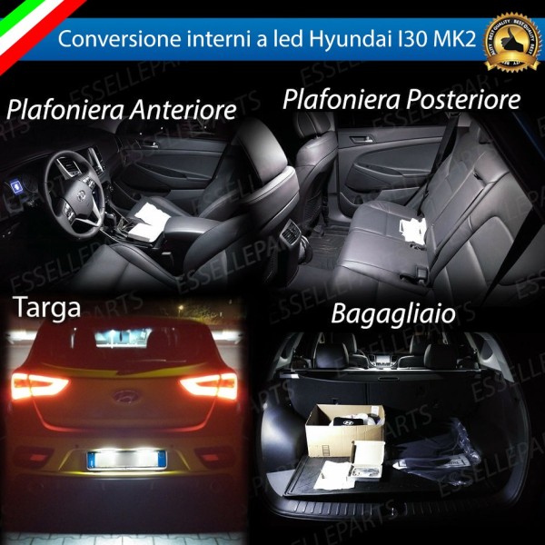 Led interni + Targa Hyundai I30 MK2