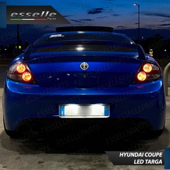 Luci Targa 3 LED Canbus 6000K per HYUNDAI COUPE II