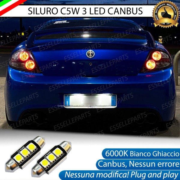 Luci Targa 3 LED Canbus 6000K per HYUNDAI COUPE II