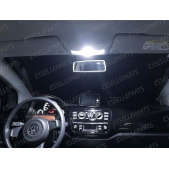 Kit LED interni Completo 6000K Canbus VW UP con plafoniera anteriore Singola