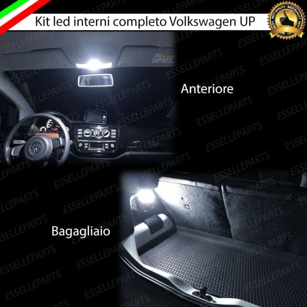 Kit Led interni Completo VW UP con Tetto Apribile 6000K bianco