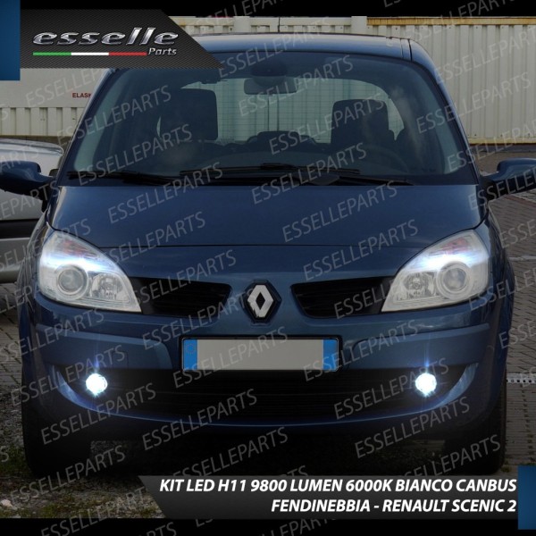 Kit Full LED H11 coppia lampade FENDINEBBIA RENAULT SCENIC II