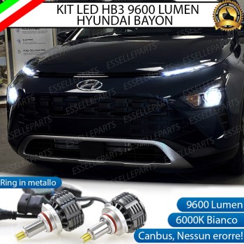 Kit Full LED coppia HB3 9600 LUMEN Anabbaglianti + Abbaglianti HYUNDAI BAYON