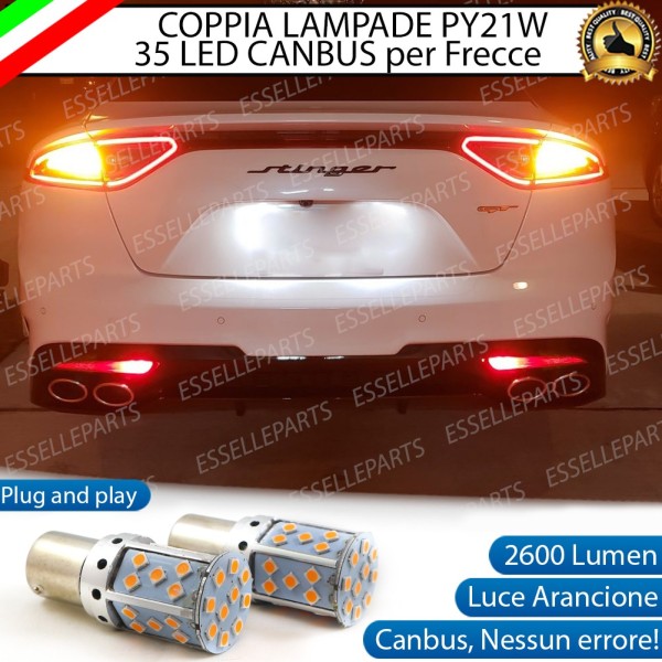 Coppia Frecce Posteriori PY21W 35 LED Canbus KIA STINGER
