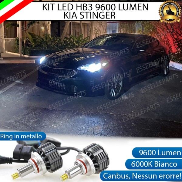 Kit Full LED coppia HB3 9600 LUMEN Anabbaglianti + Abbaglianti KIA STINGER