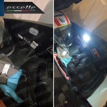 Placchetta LED 6000K Illuminazione Sottosella per VESPA