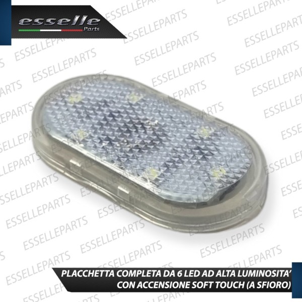 Placchetta LED 6000K Ricaricabile Soft Touch per Illuminazione Sottosella Motorini,Scooter MALAGUTI con adesivo