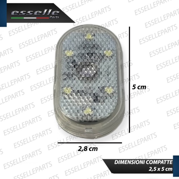 Placchetta LED 6000K Illuminazione Sottosella per KYMCO