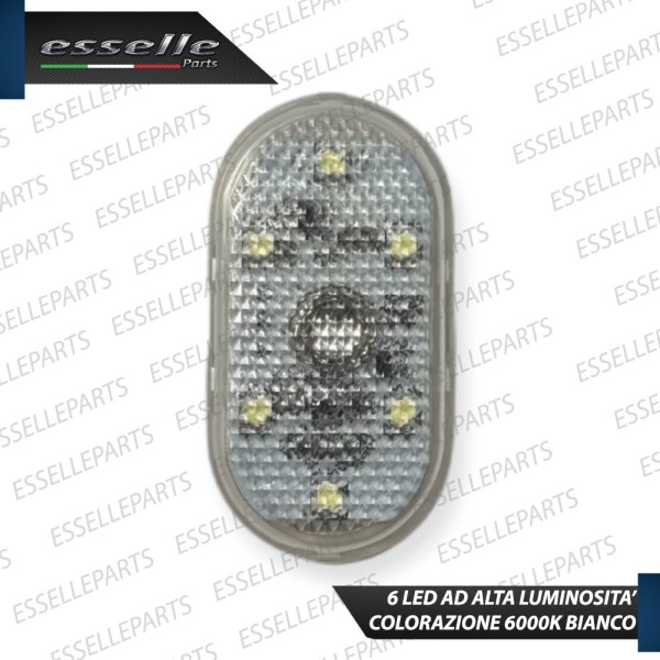 Placchetta LED 6000K Ricaricabile Soft Touch per Illuminazione Sottosella Motorini,Scooter HONDA con adesivo ad alte prestazioni