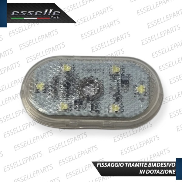 Placchetta LED 6000K Ricaricabile Soft Touch per Illuminazione Sottosella Motorini,Scooter HONDA con adesivo ad alte prestazioni