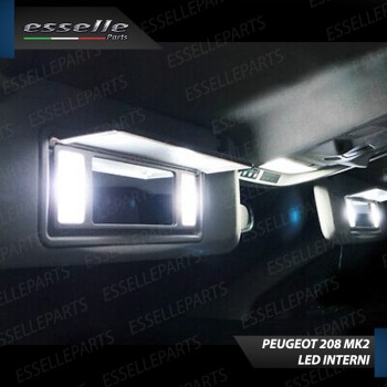 Led interni + Targa per Peugeot 208 MK2