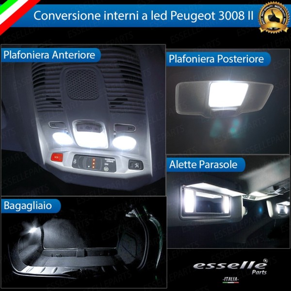 Led interni completo per Peugeot 3008 MK2