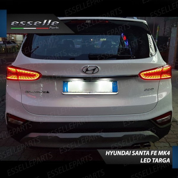 Luci Targa 5 LED Canbus 6000K per HYUNDAI SANTA FE IV