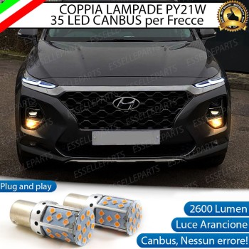 Coppia Frecce Anteriori PY21W 35 LED Canbus HYUNDAI SANTA FE IV