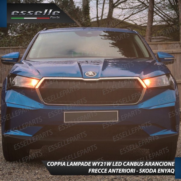 Lampada T20 WY21W Canbus ARANCIONE FRECCE Luce AMBRA SKODA ENYAQ