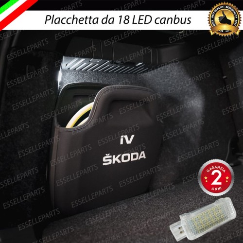 Placchetta Vano Bagagli LED 6000K CANBUS per SKODA ENYAQ