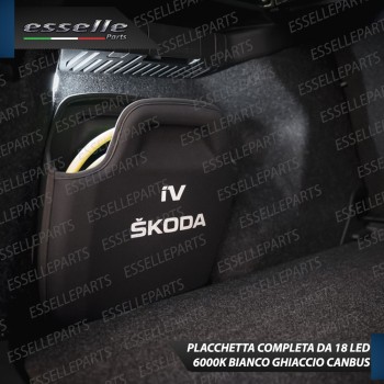 Placchetta Vano Bagagli LED 6000K CANBUS per SKODA ENYAQ