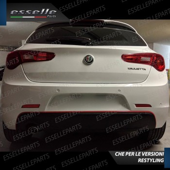 Striscia per Paraurti Posteriore ROSSO Per Alfa Romeo Giulietta
