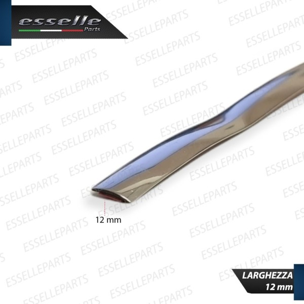 Profilo - CROMATO - Adesivo Specifico per Esterni Lunghezza 5 Metri