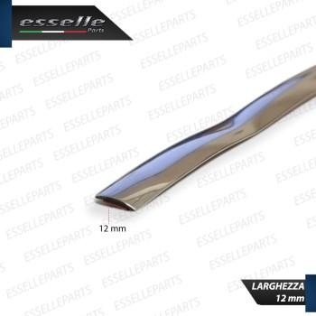 Profilo - CROMATO - Adesivo Specifico per Esterni Lunghezza 5 Metri