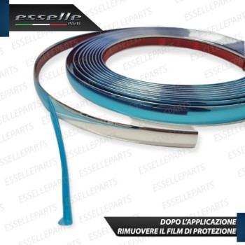 Profilo - CROMATO - Adesivo Specifico per Esterni Lunghezza 5 Metri