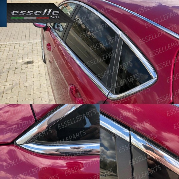 Profilo - CROMATO - Adesivo Specifico per Esterni Lunghezza 5 Metri