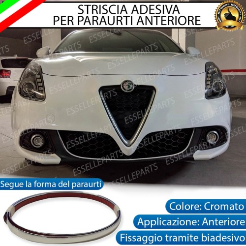 Striscia per Paraurti Anteriore CROMATO Per Alfa Romeo Giulietta