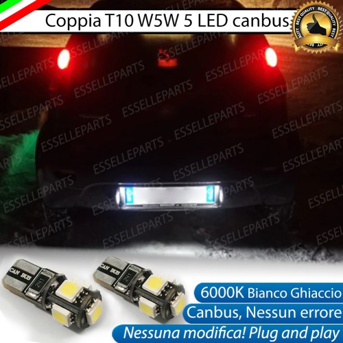 Luci targa 5 LED Canbus