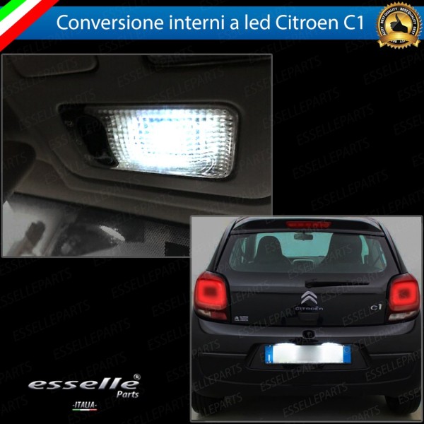 Led interni + Targa Citroen C1 MK2