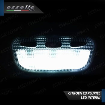 Led interni + Targa per Citroen C3 Pluriel