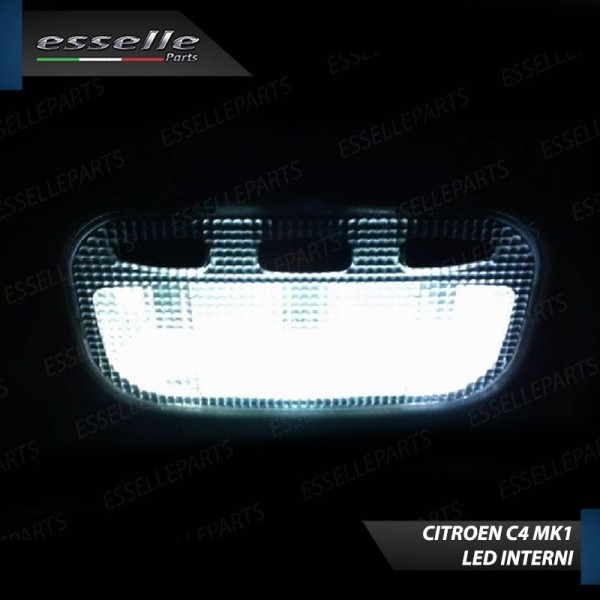 Led interni + Targa per Citroen C4