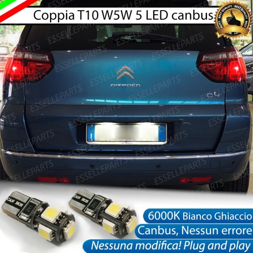 Luci targa 5 LED Canbus
