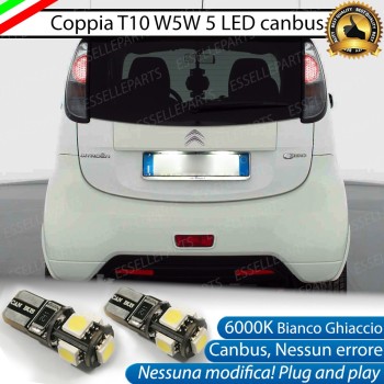 Luci targa 5 LED Canbus CITROEN C-ZERO Luci targa 5 LED Canbus CITROEN C-ZERO